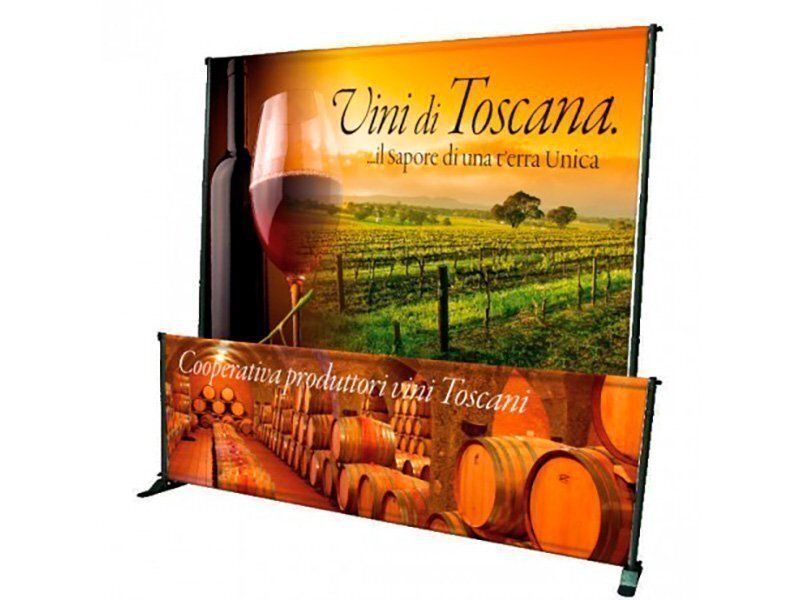 Banner telescopico a parete