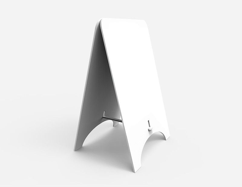 Cavalletti bifacciali in polionda