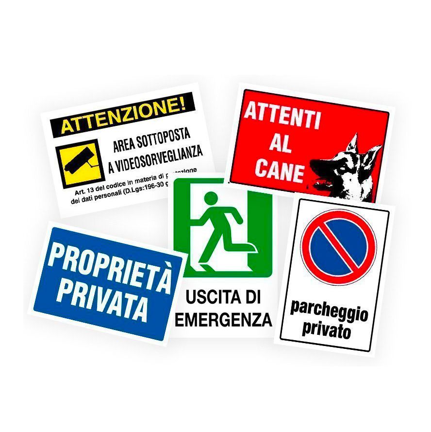 Stampa su PVC bianco