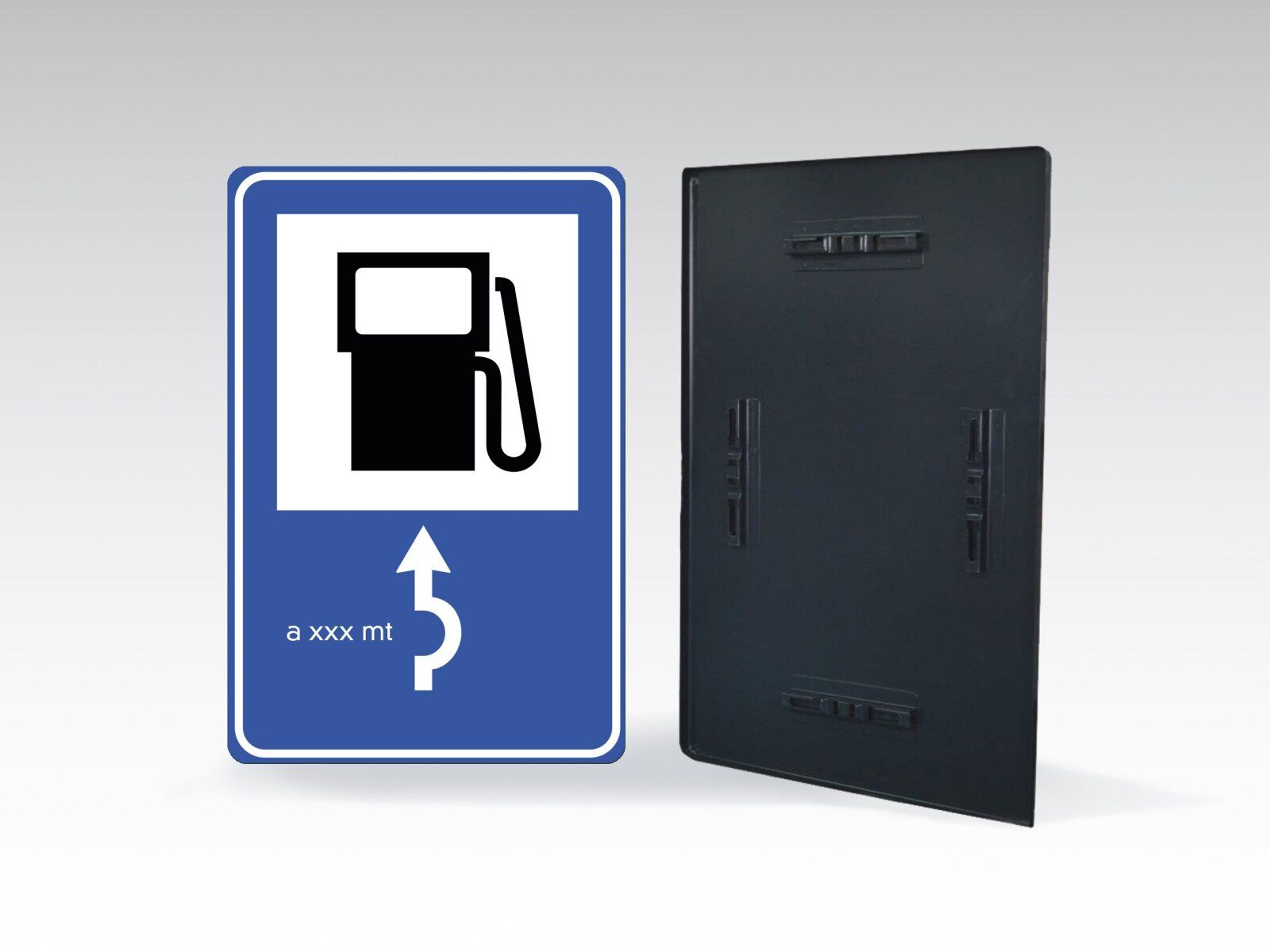 Cartelli segnaletici per rifornimento