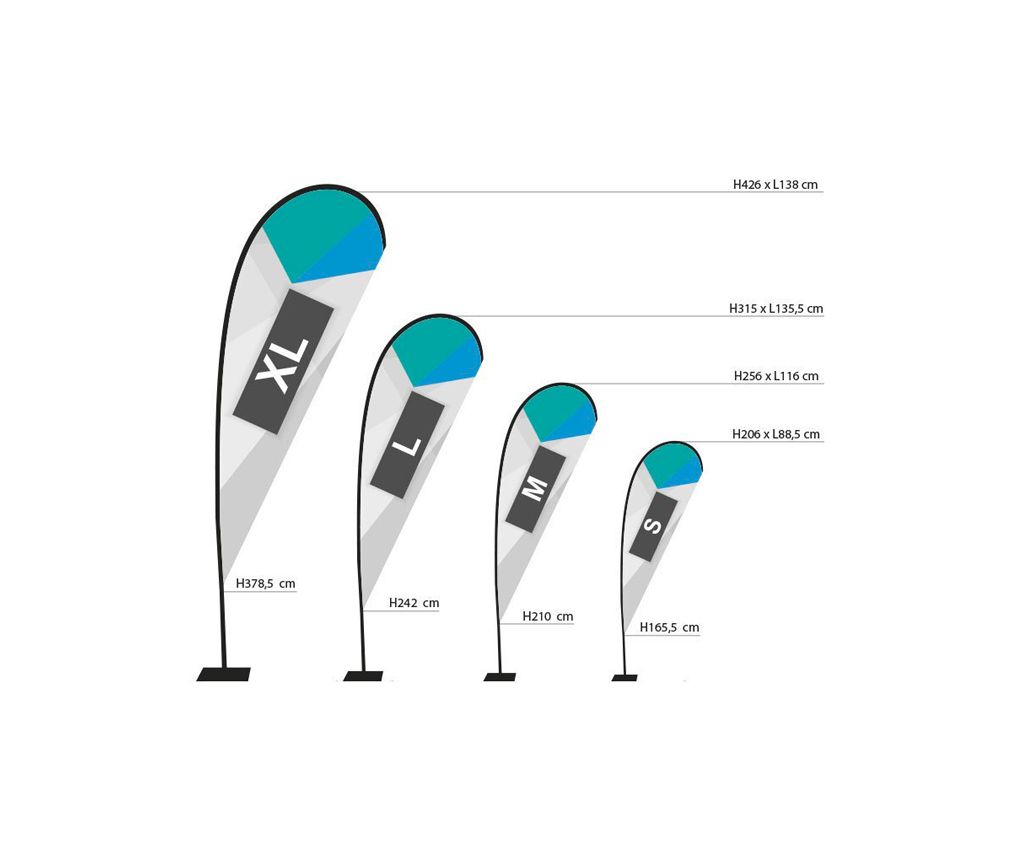 Bandiera a Goccia personalizzata