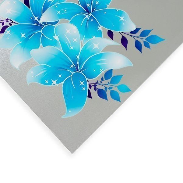 Stampa su PVC metallizzato