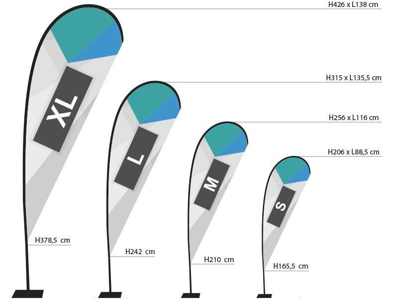 Bandiera a Goccia personalizzata