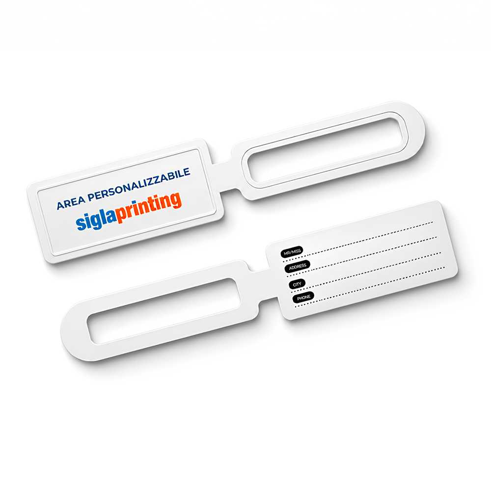 Etichette bagaglio modello classico