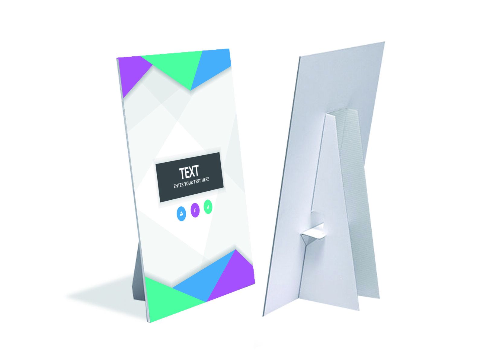 Cartelli vetrina in cartone Optboga