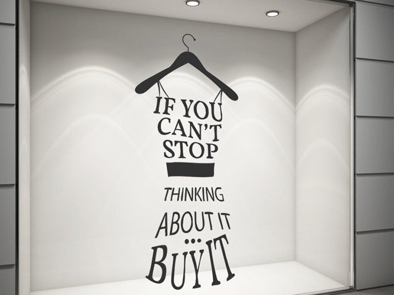 Stampa PVC adesivo removibile per vetrine