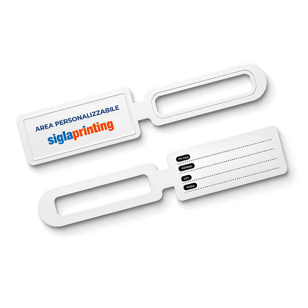 Etichette bagaglio modello classico
