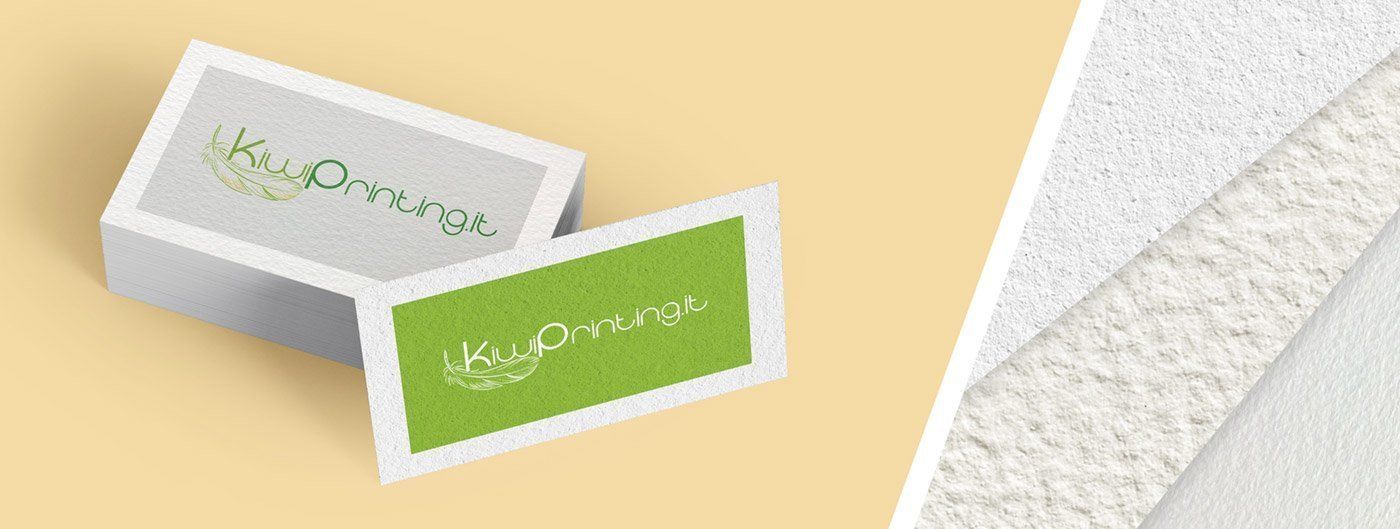 Biglietti da visita su carte speciali