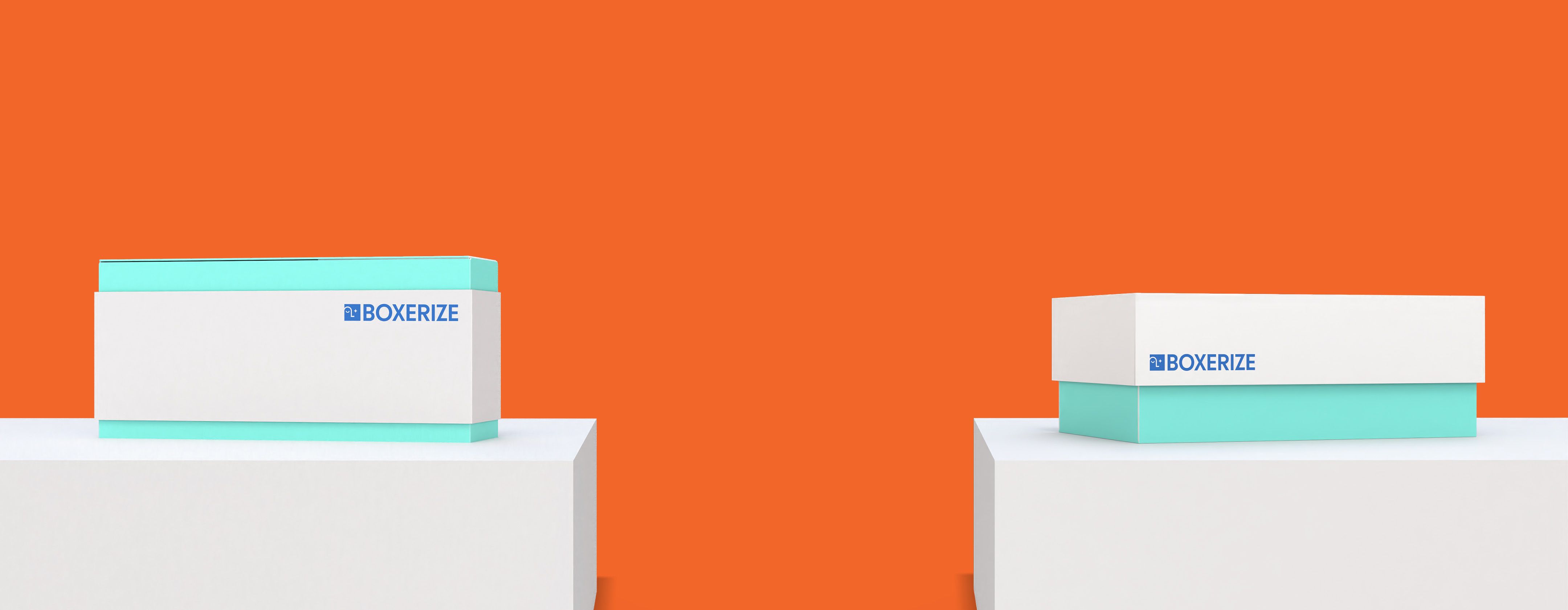 Scatole con coperchio e fascette